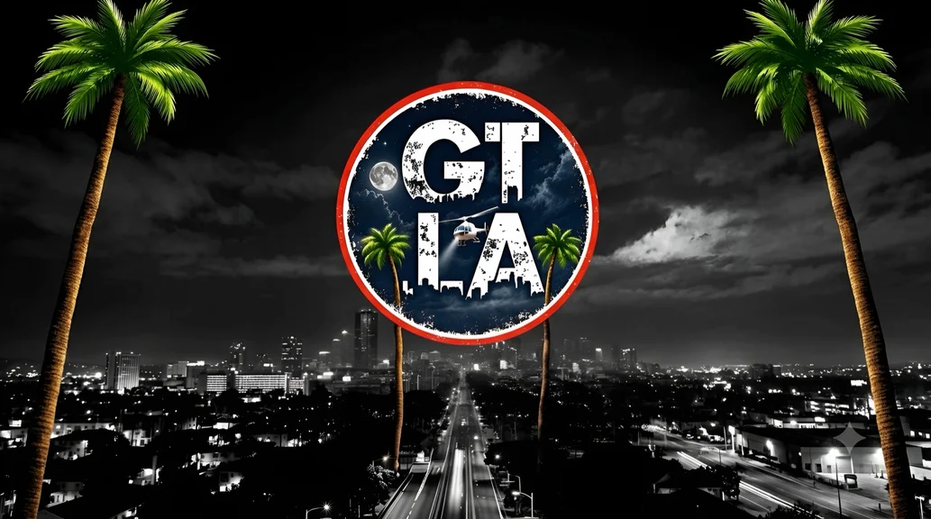 GTLA Los Angeles night emblem
